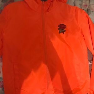 Men's Lightweight Hooded Windbreaker Rose